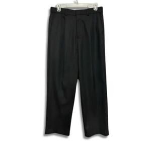 Topman Dress Pants Regular Fit Belt Waist Back Pockets Classic Black M 32 NWOT